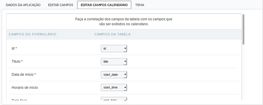 Listagem de campos no processo de criação de calendario2