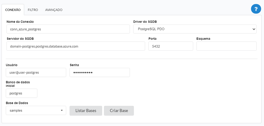 Conectando ao banco de dados